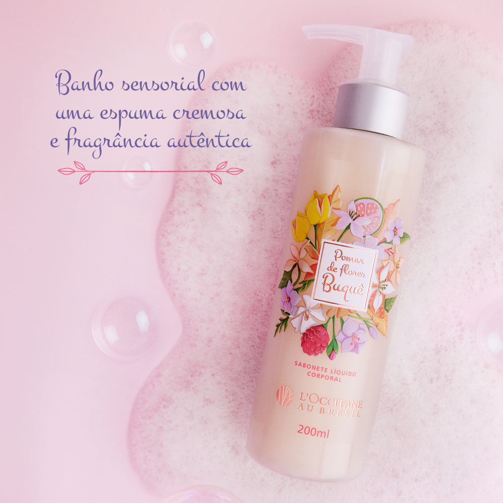 Sabonete Líquido Corporal Pomar de Flores Buquê 200mL, ,  large image number 1